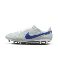 Nike Tiempo Legend Elite 9 Made in Italy Kunstgras Voetbalschoenen (AG) Wit Blauw Zilver