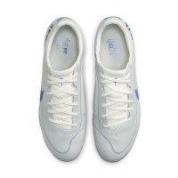 Nike Tiempo Legend Elite 9 Made in Italy Kunstgras Voetbalschoenen (AG) Wit Blauw Zilver