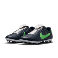 Nike Premier III Gras Voetbalschoenen (FG) Blauw Groen Wit