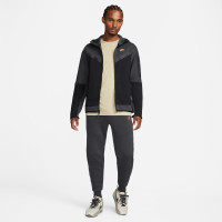 Nike Vest Tech Fleece Dark Grey Black Gold