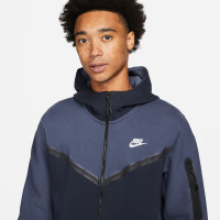 Nike Tech Fleece Full-Zip Tracksuit Blue Grey