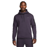 Nike Hoodie Tech Fleece Paars Zwart KNVBshop