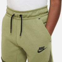 Nike Jogger Tech Fleece Kids Groen Donkergroen Zwart