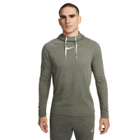 Nike Dri-Fit Academy Hoodie Tracksuit Green Grey White