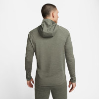 Nike Dri-Fit Academy Hoodie Tracksuit Green Grey White