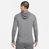 Nike Dri-Fit Academy Hoodie Grey White Orange