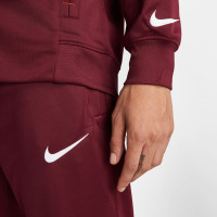 Nike Trainingspak F.C. Libero Donkerrood Wit