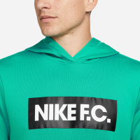 Nike F.C. Hoodie Libero Groen Wit Zwart