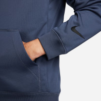 Nike F.C. Libero Hoodie Donkerblauw Wit Zwart