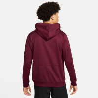 Nike F.C. Libero Hoodie Bordeauxrood Wit Zwart