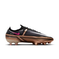 Nike Phantom GT2 Elite Grass Football Shoes (FG) Black Bronze White