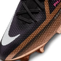 Nike Phantom GT2 Elite Grass Football Shoes (FG) Black Bronze White
