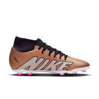 Nike Mercurial Superfly 9 Club Gras / Kunstgras Voetbalschoenen (MG) Brons Zwart Wit