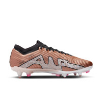 Nike Zoom Mercurial Vapor 15 Elite Iron-Nop Football Shoes (SG) Anti-Clog Bronze Black White