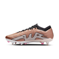 Nike Zoom Mercurial Vapor 15 Elite Iron-Nop Football Shoes (SG) Anti-Clog Bronze Black White