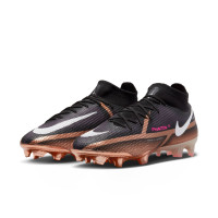 Nike Phantom GT2 Elite Dynamic Fit Gras Voetbalschoenen (FG) Zwart Brons Wit