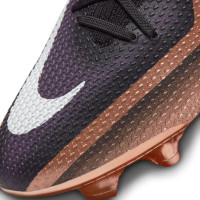 Nike Phantom GT2 Elite Dynamic Fit Gras Voetbalschoenen (FG) Zwart Brons Wit