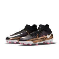 Nike Phantom GT2 Pro Dynamic Fit Gras Voetbalschoenen (FG) Zwart Brons Wit