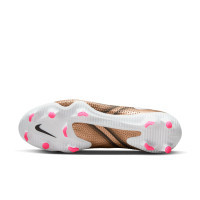 Nike Phantom GT2 Pro Dynamic Fit Gras Voetbalschoenen (FG) Zwart Brons Wit