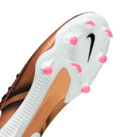 Nike Phantom GT2 Academy Dynamic Fit Grass/Artificial Grass Football Shoes (MG) Black Bronze White