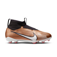 Nike Zoom Mercurial Superfly 9 Pro Grass Football Shoes (FG) Kids Bronze Black White