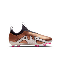 Nike Zoom Mercurial Vapor 15 Academy Grass/Artificial Grass Football Shoes (MG) Kids Bronze Black White