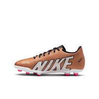 Nike Mercurial Vapor 15 Club Gras / Kunstgras Voetbalschoenen (MG) Kids Brons Zwart Wit