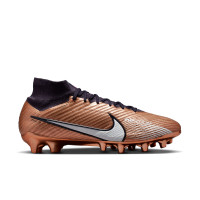 Nike Zoom Mercurial Superfly 9 Elite Artificial Grass Football Shoes (AG) Bronze Black White