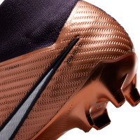 Nike Zoom Mercurial Superfly 9 Elite Artificial Grass Football Shoes (AG) Bronze Black White