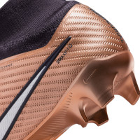 Nike Zoom Mercurial Superfly 9 Elite Grass Football Shoes (FG) Bronze Black White