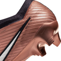 Nike Zoom Mercurial Vapor 15 Elite Grass Football Shoes (FG) Bronze Black White