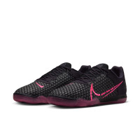 Nike React Gato Zaalvoetbalschoenen (IN) Zwart Roze Paars