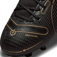 Nike Mercurial Superfly 8 Academy Grass /Artificial Turf Football Shoes (MG) Kids Black Dark Grey Gold - KNVBshop.nl