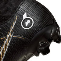 Nike Mercurial Superfly 8 Academy Grass /Artificial Turf Football Shoes (MG) Kids Black Dark Grey Gold - KNVBshop.nl