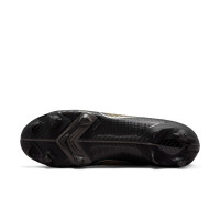 Nike Mercurial Superfly 8 Academy Grass/Artificial Grass Football Shoes (MG) Black Dark Grey Gold - KNVBshop.nl