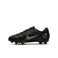 Nike Mercurial Vapor 14 Academy Gras / Kunstgras Voetbalschoenen (MG) Kids Zwart Donkergrijs Goud - KNVBshop.nl