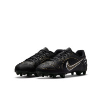 Nike Mercurial Vapor 14 Academy Gras / Kunstgras Voetbalschoenen (MG) Kids Zwart Donkergrijs Goud - KNVBshop.nl