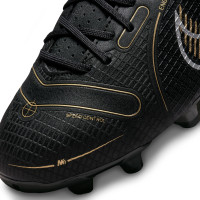 Nike Mercurial Vapor 14 Academy Grass /Artificial Turf Football Shoes (MG) Kids Black Dark Grey Gold - KNVBshop.nl