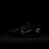 Nike Mercurial Vapor 14 Academy Grass /Artificial Turf Football Shoes (MG) Kids Black Dark Grey Gold - KNVBshop.nl