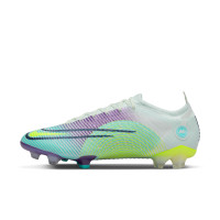 Nike Mercurial Vapor Elite 14 MDS Grass Football Shoes (FG) Green Yellow Purple