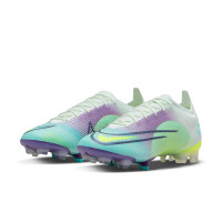 Nike Mercurial Vapor Elite 14 MDS Grass Football Shoes (FG) Green Yellow Purple