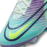 Nike Mercurial Vapor Elite 14 MDS Gras Voetbalschoenen (FG) Groen Geel Paars