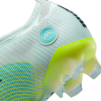 Nike Mercurial Vapor Elite 14 MDS Grass Football Shoes (FG) Green Yellow Purple