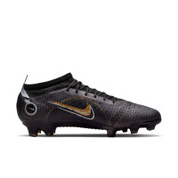 Nike Mercurial Vapor 14 Pro Grass Football Shoes (FG) Black Dark Grey Gold - KNVBshop.nl