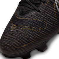 Nike Mercurial Vapor 14 Pro Gras Voetbalschoenen (FG) Zwart Donkergrijs Goud - KNVBshop.nl