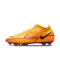 Nike Phantom GT 2 Elite DF Gras Voetbalschoenen (FG) Oranje Rood Zwart