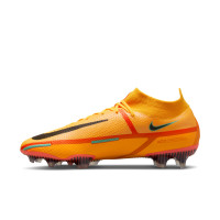 Nike Phantom GT 2 Elite DF Gras Football Shoes (FG) Orange Red Black