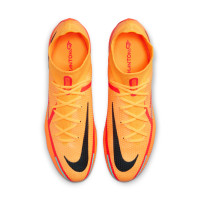 Nike Phantom GT 2 Elite DF Gras Voetbalschoenen (FG) Oranje Rood Zwart