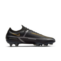 Nike Phantom GT Elite 2 Gras Football Shoes (FG) Black Dark Grey Gold