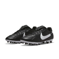 Nike Premier III Gras Voetbalschoenen (FG) Zwart Wit - KNVBshop.nl